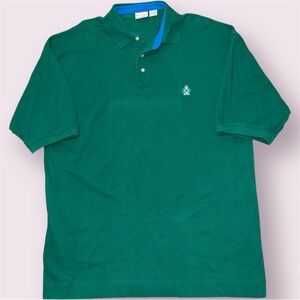 Vintage Bugle Boy Green Polo Short Sleeve Shirt Men’s Size XXL